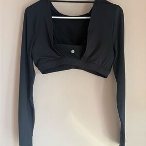 Black Long Sleeve Women's Top Zella workout top medium